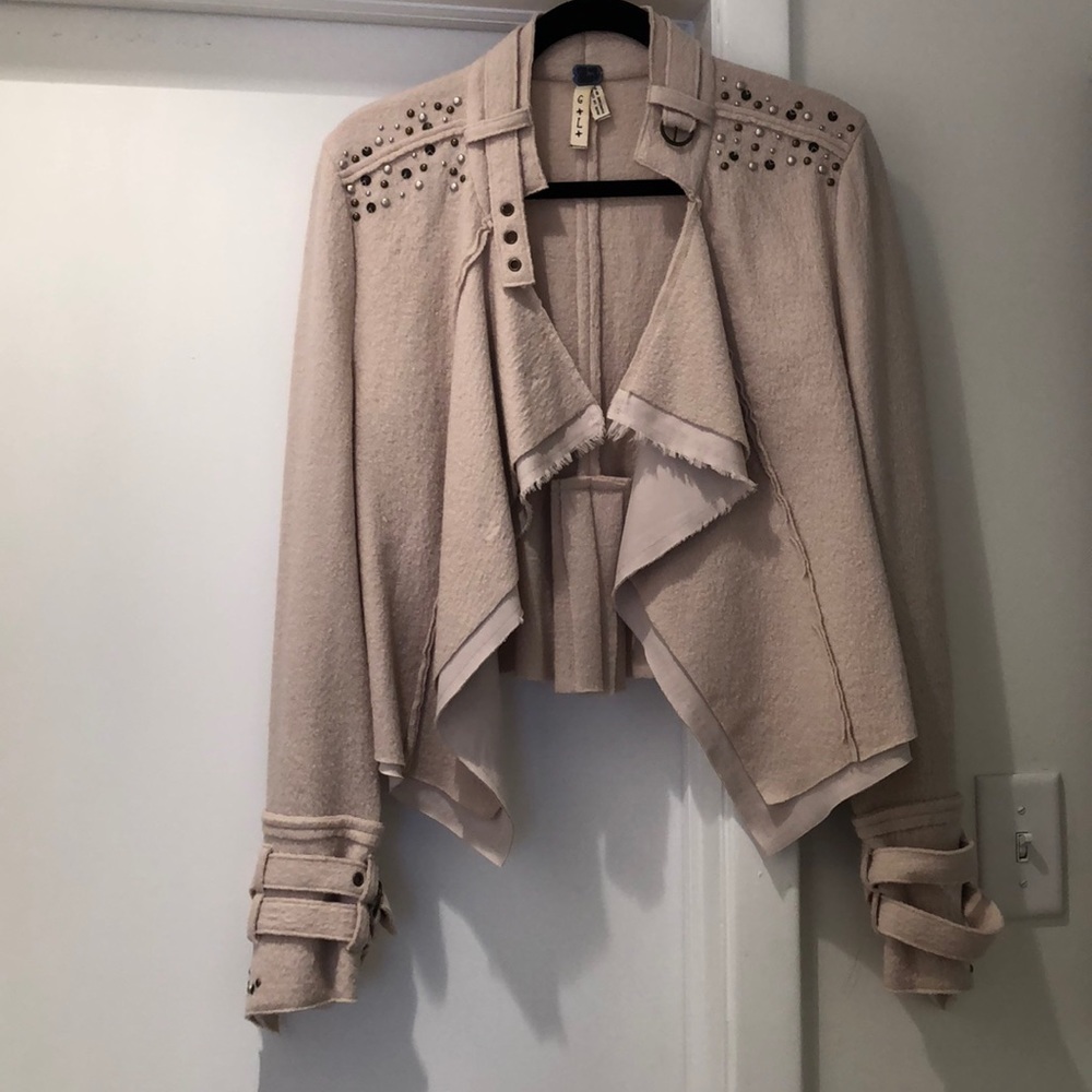 Free People🌙Military Open Wool Jacket ‼️Worn Once